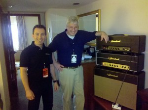 Me & Richard Goodsell of Goodsell Amps